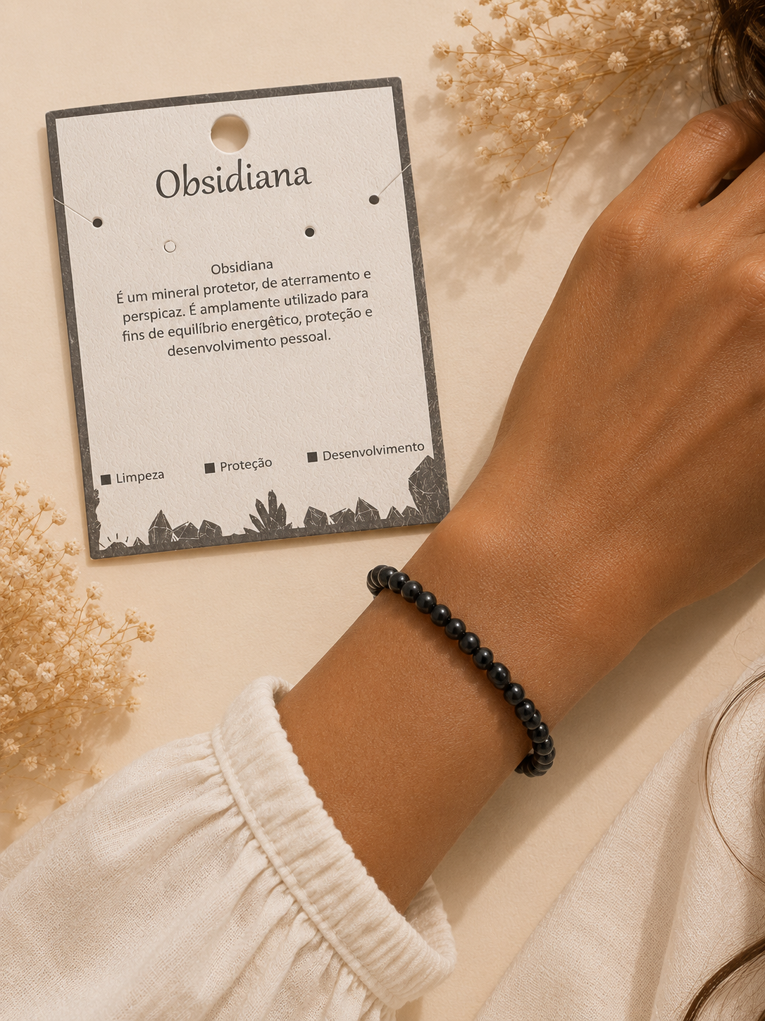 Pulseira Obsidiana