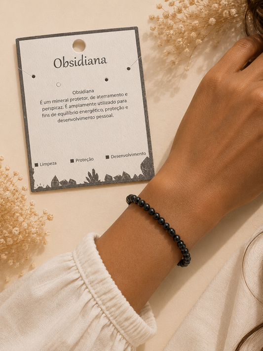 Pulseira Obsidiana